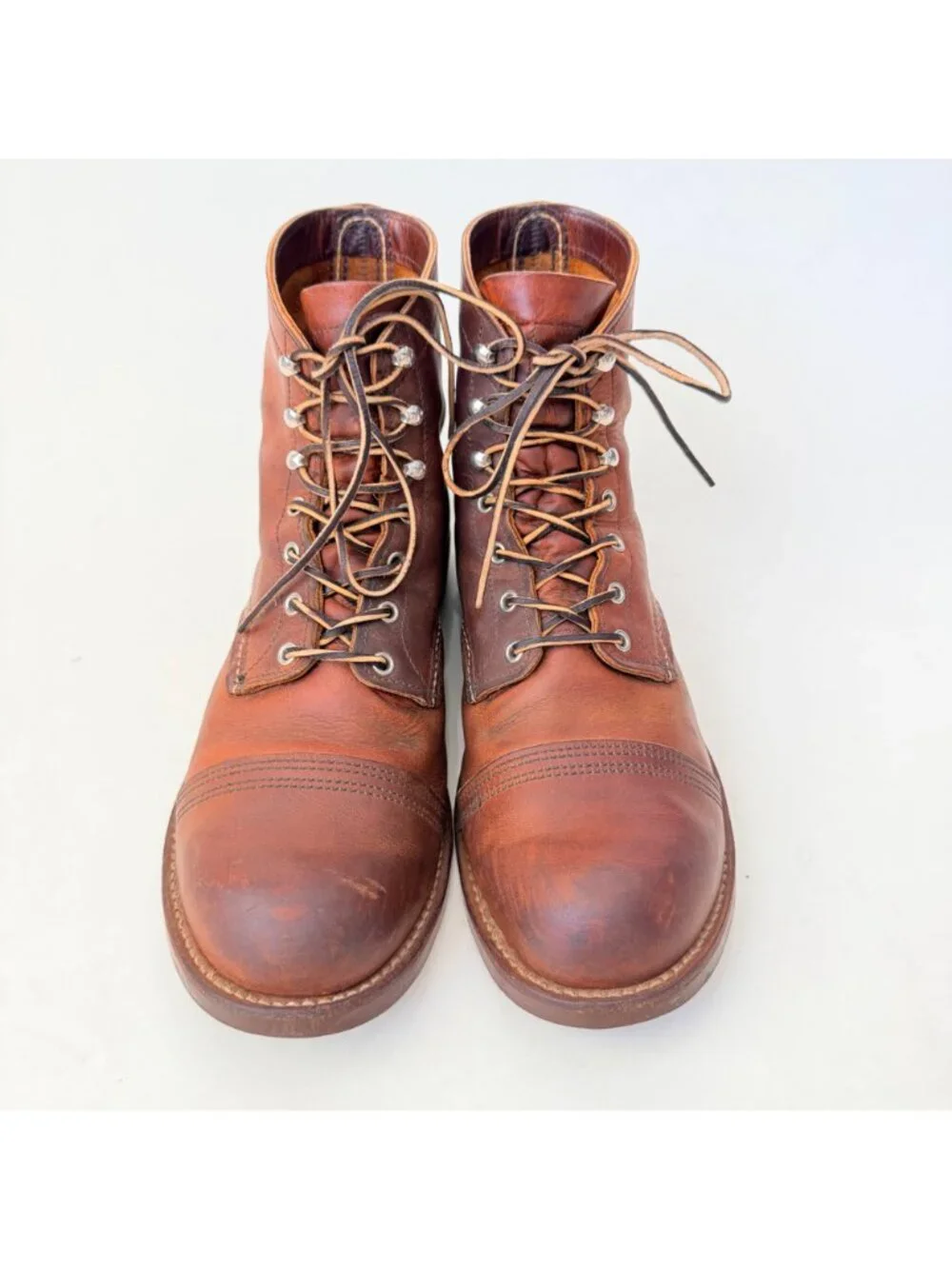 Red Wing Iron Ranger 8085 Boots Copper Rough & Tough Leather USA Men’s Size 13